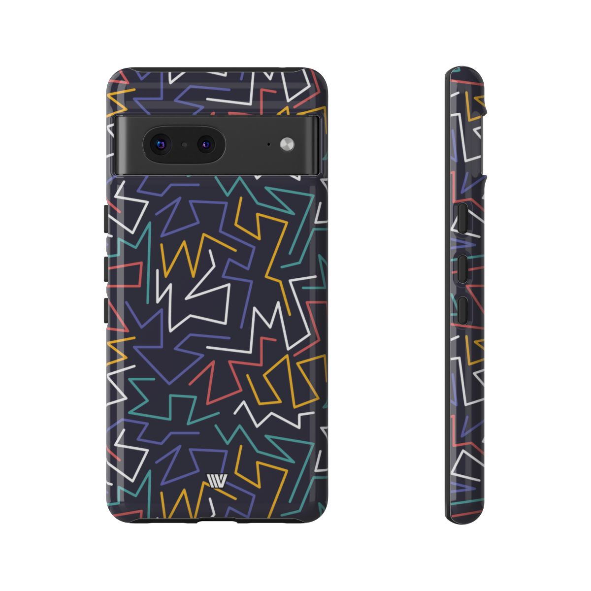 Tough Impact Resistant Phone Case ZIGZAG NIGHT