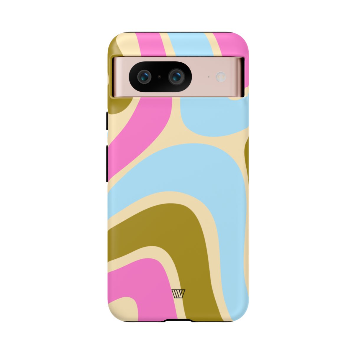 Tough Phone Case Large Groovy Waves Polycarbonate Shell