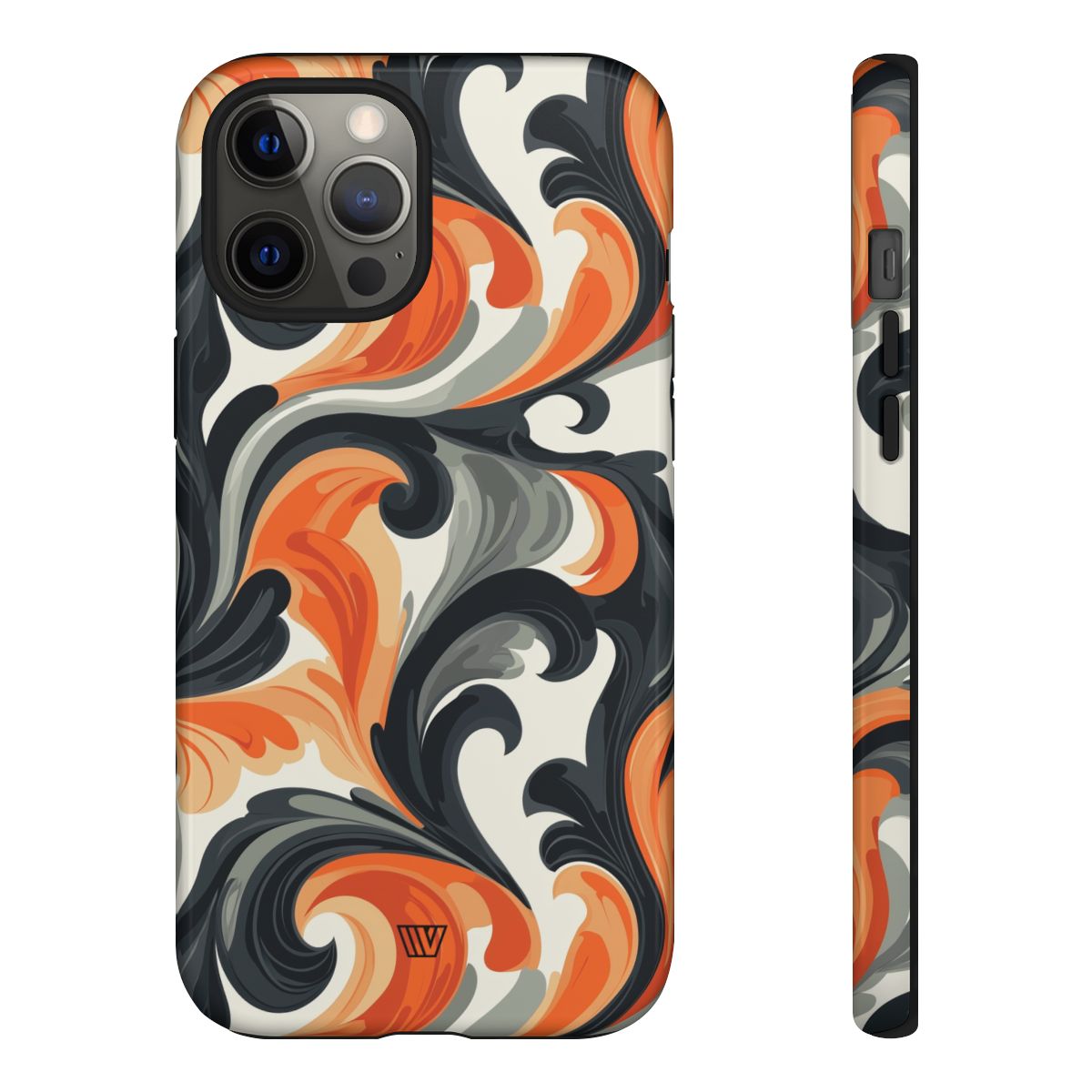 Tough Phone Case Baroque Swirl Polycarbonate Shell Trovvve