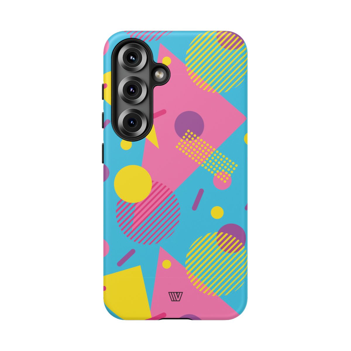 Retro Pattern Light Blue Tough Phone Case