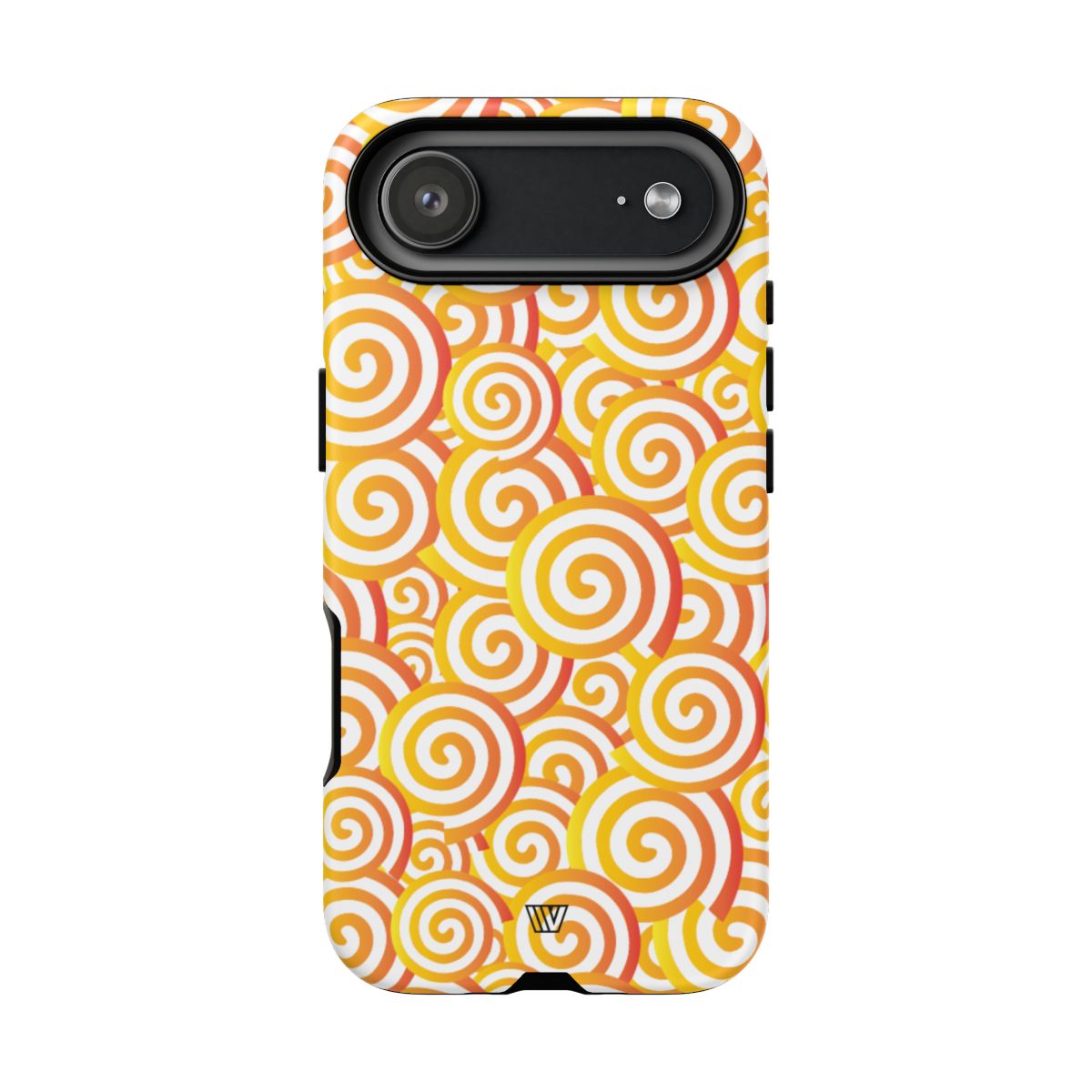 Abstract Spiral Orange Tough Phone Case