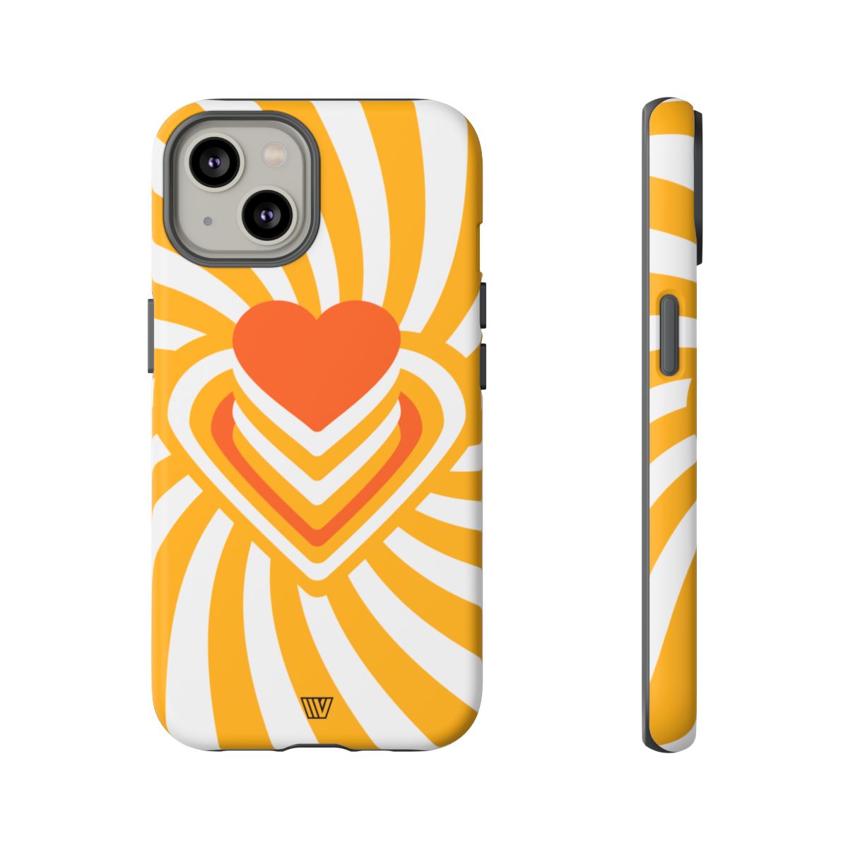 Tough Impact-Resistant Phone Case HEART RAY STACK
