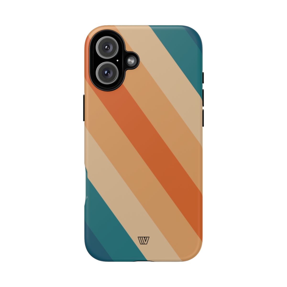 Retro Stripe Tough Phone Case 70s Style