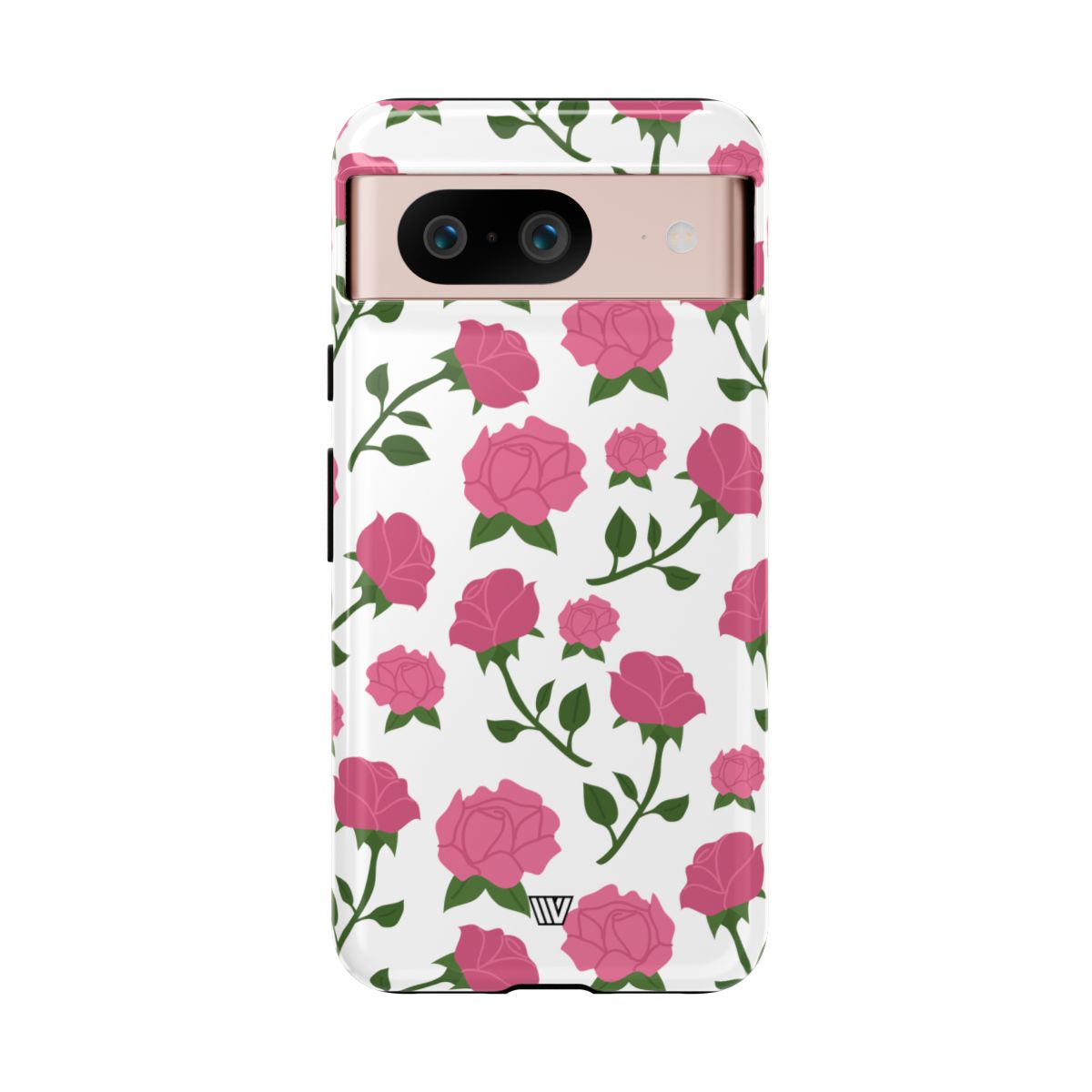 Pink Roses Tough Phone Case Dual-Layer Protective Trovvve
