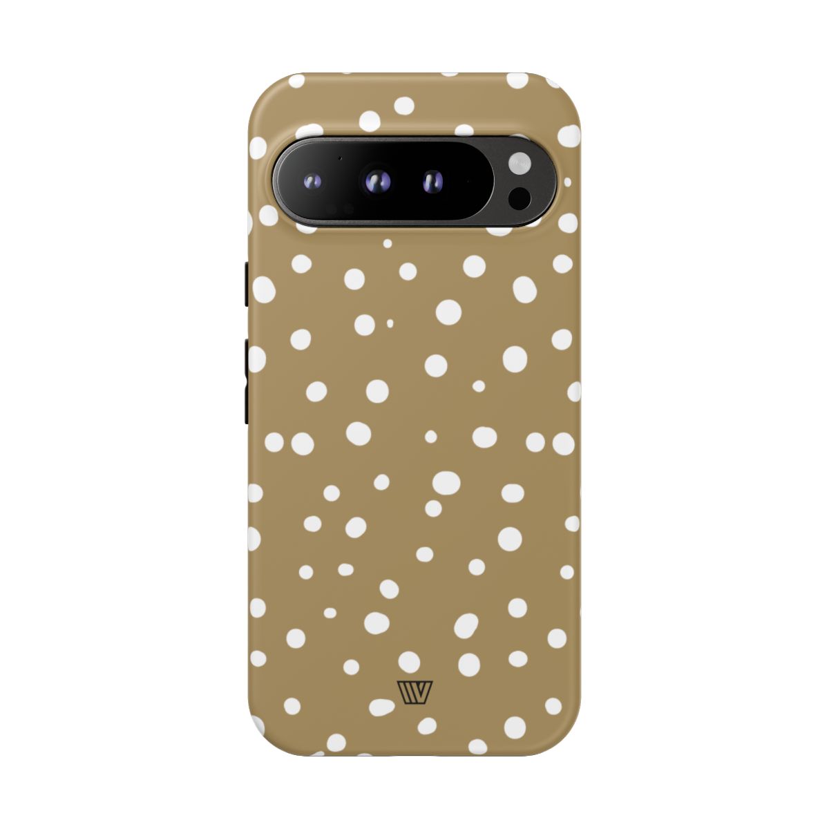 Dark Beige Dots Tough Phone Case