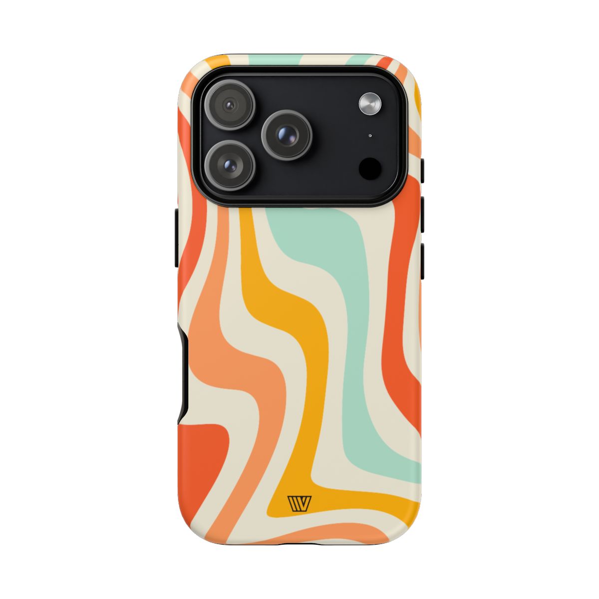 Retro Groovy Swirls Tough Phone Case