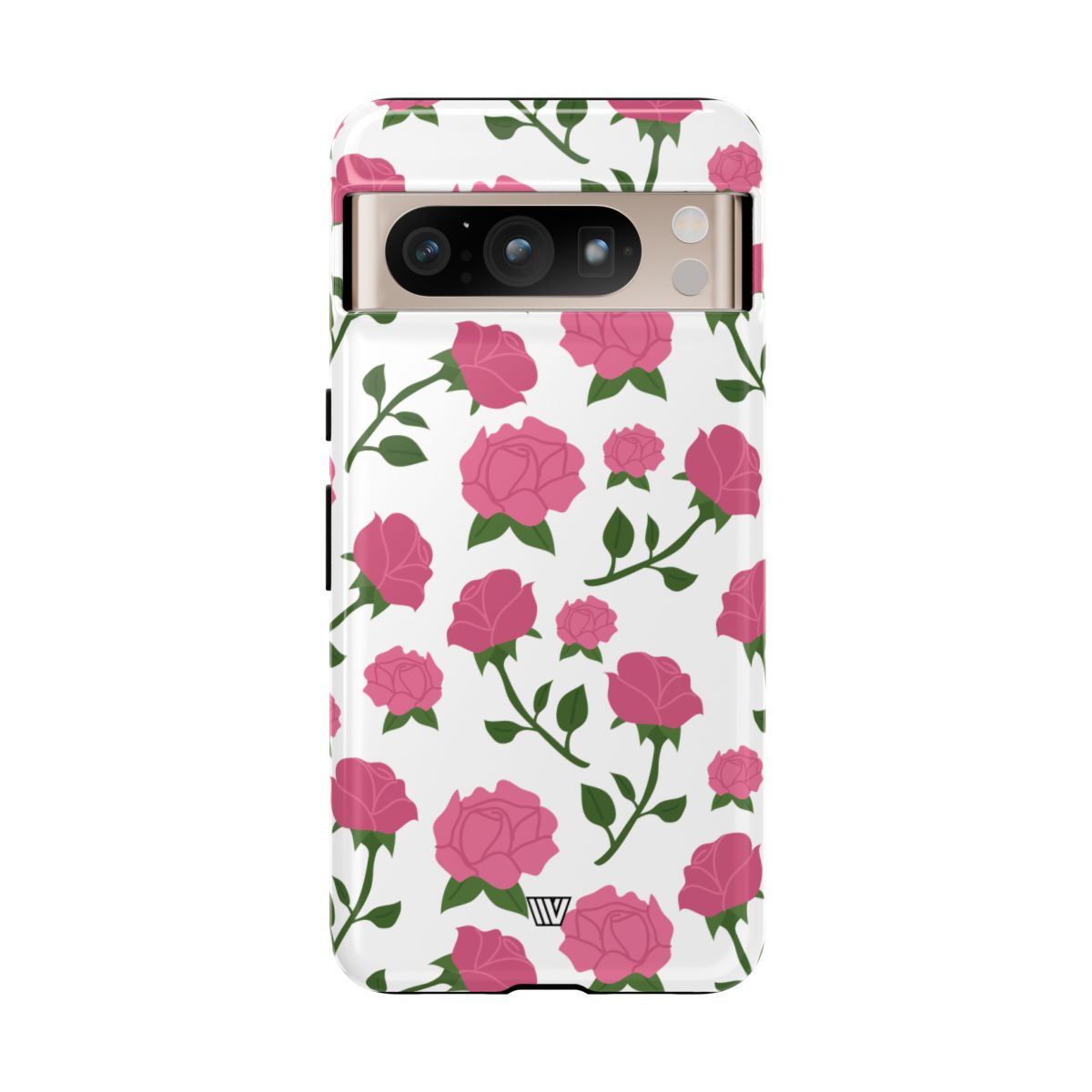 Pink Roses Tough Phone Case Dual-Layer Protective Trovvve
