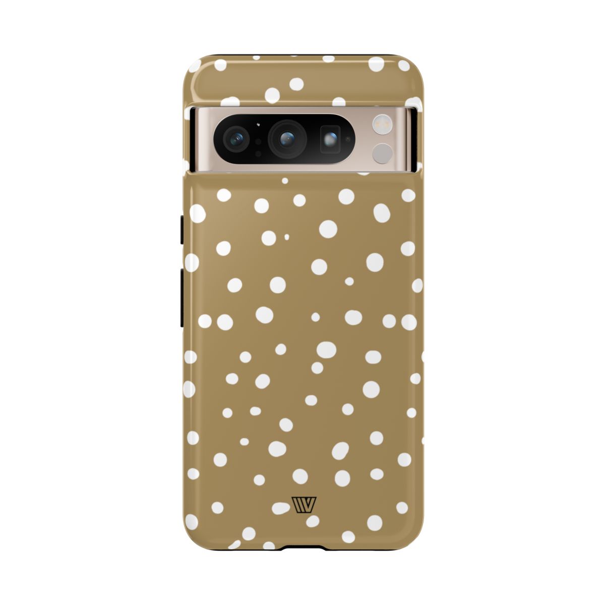 Dark Beige Dots Tough Phone Case