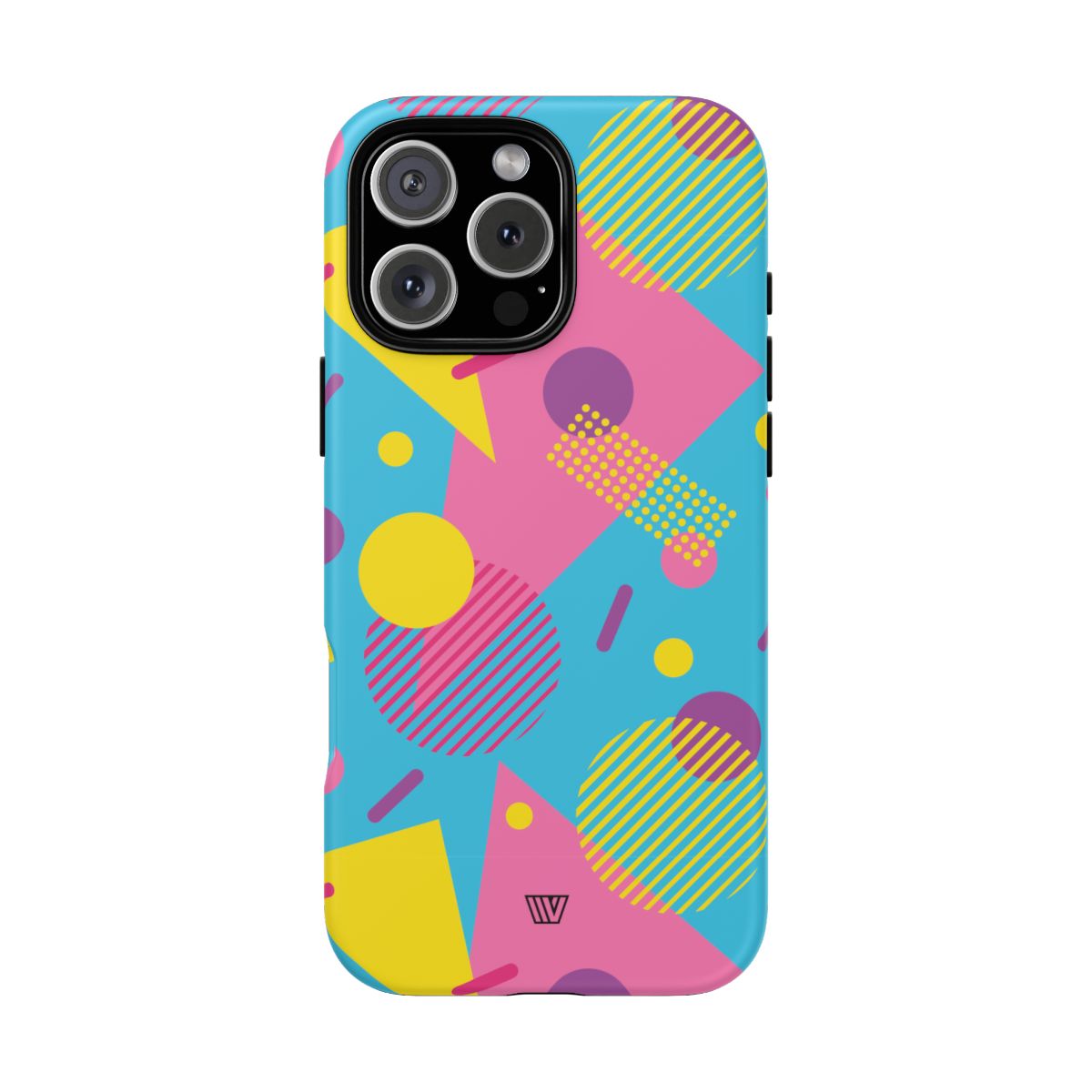 Retro Pattern Light Blue Tough Phone Case