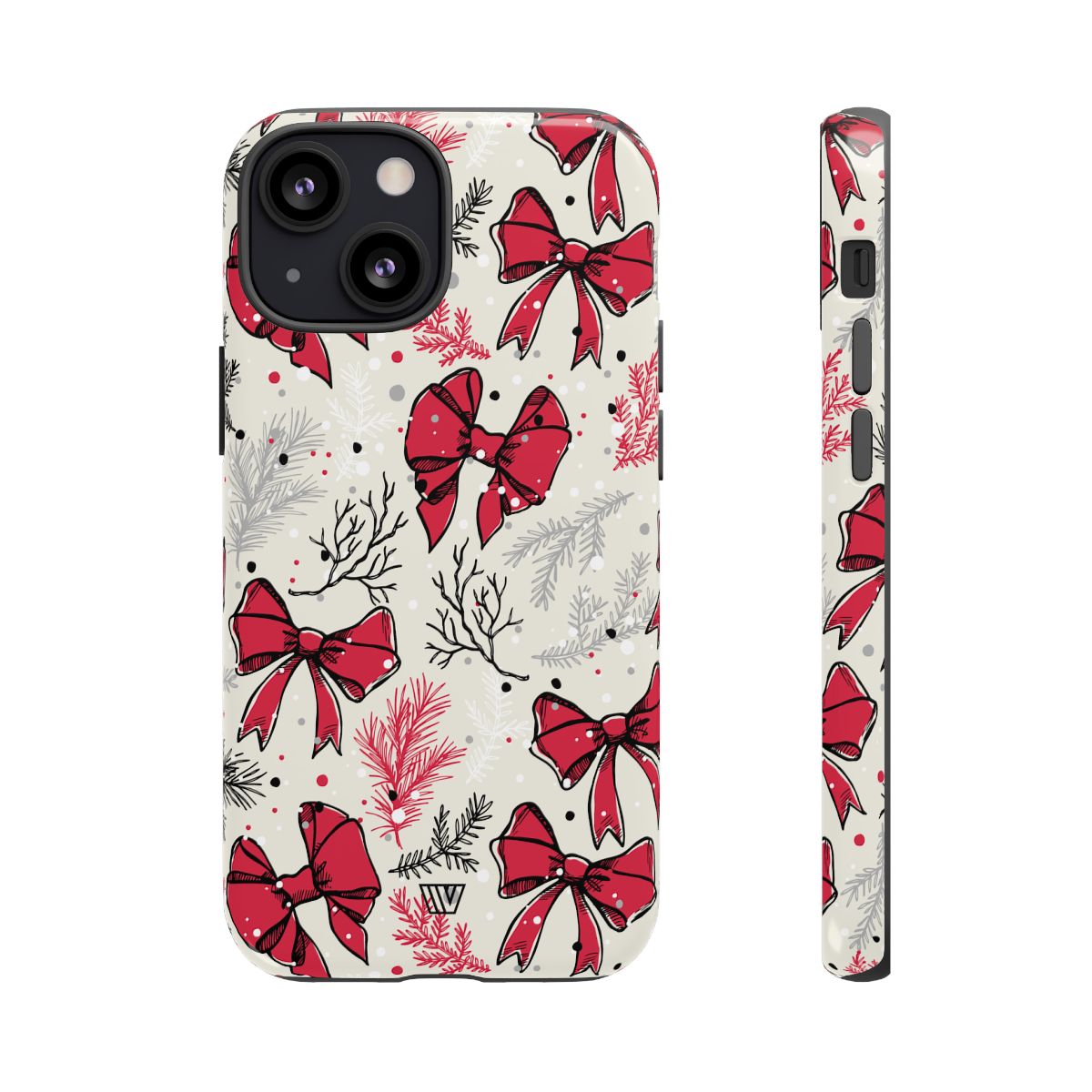 Tough Phone Case Impact-Resistant Dual Layer WINTER BOWS