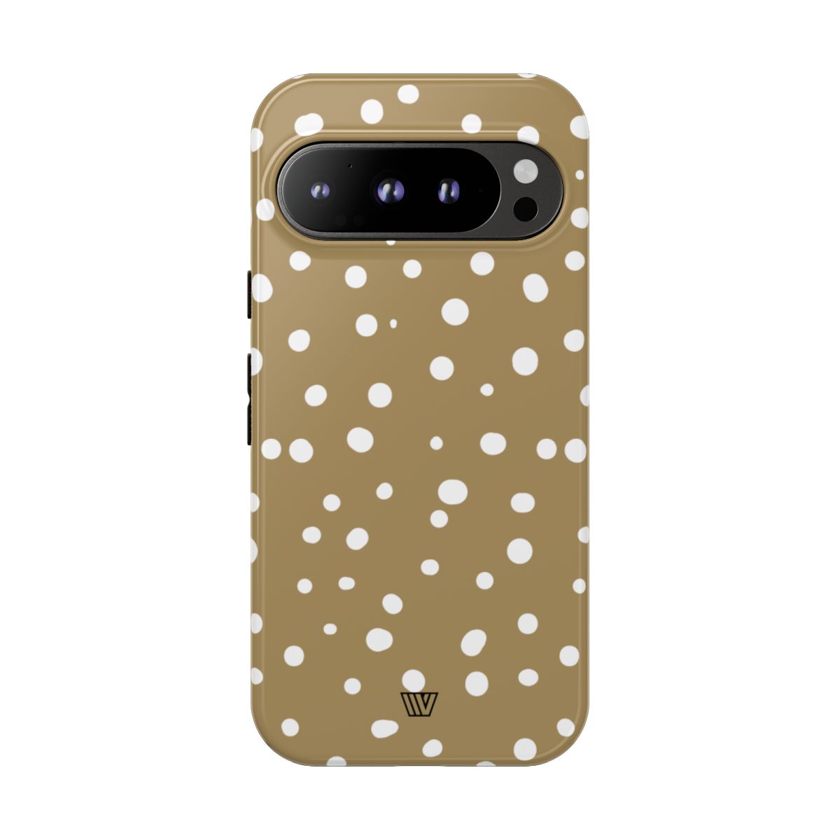 Dark Beige Dots Tough Phone Case
