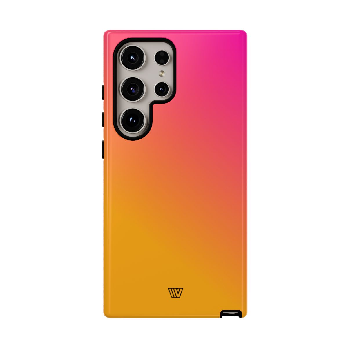Hot Pink Orange Tough Phone Case