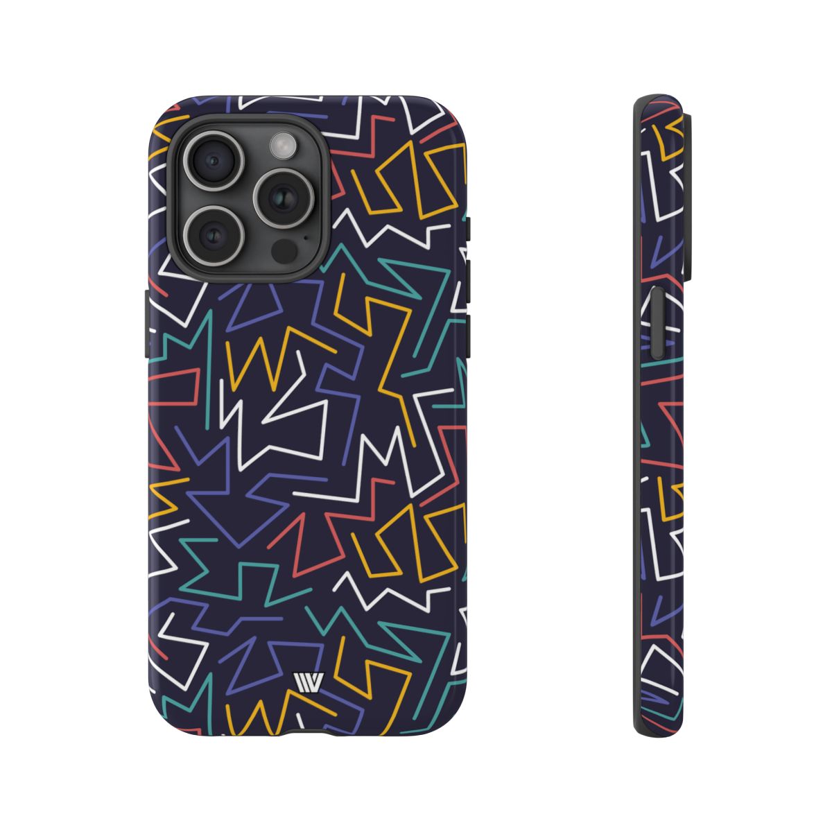 Tough Impact Resistant Phone Case ZIGZAG NIGHT