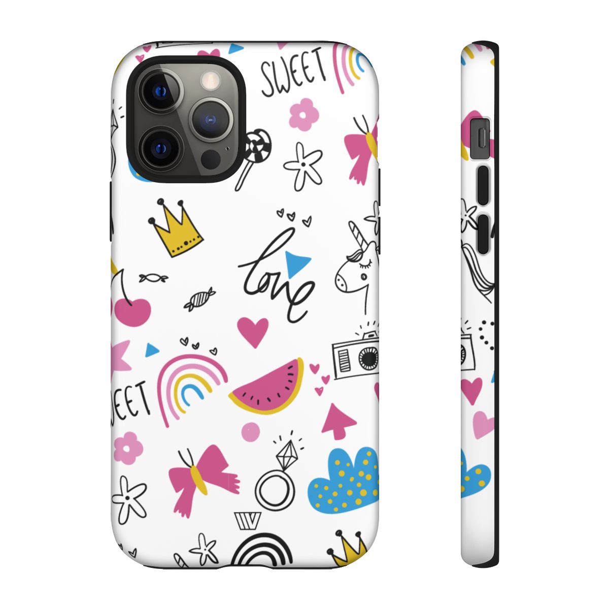 Tough Impact Resistant Phone Case SWEET LOVE