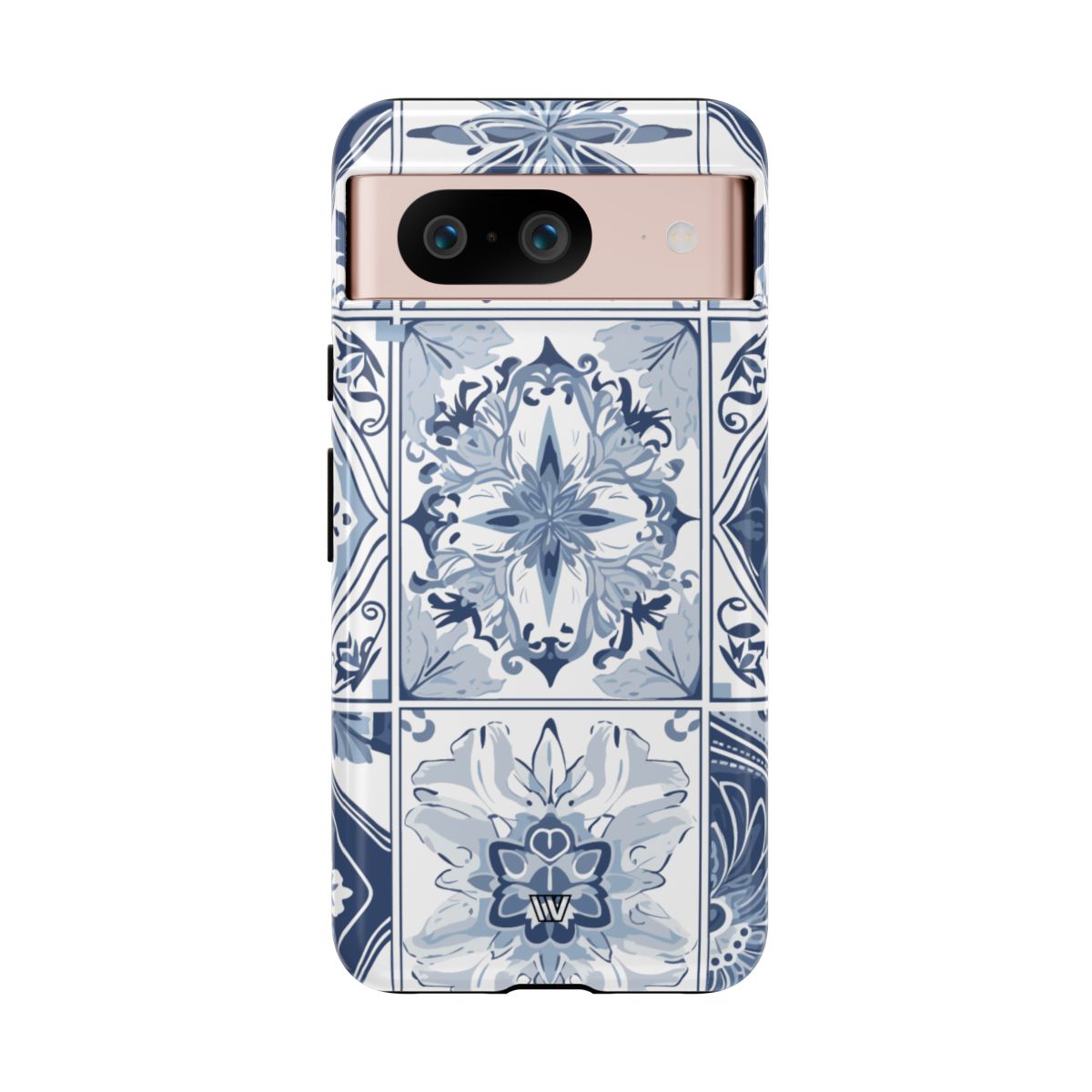 Blue White Tile Tough Impact-Resistant Phone Case