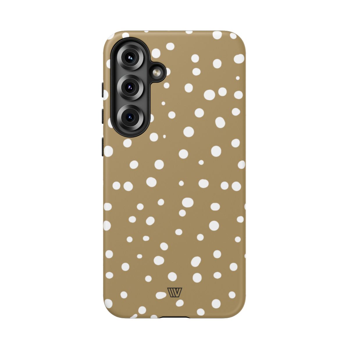 Dark Beige Dots Tough Phone Case