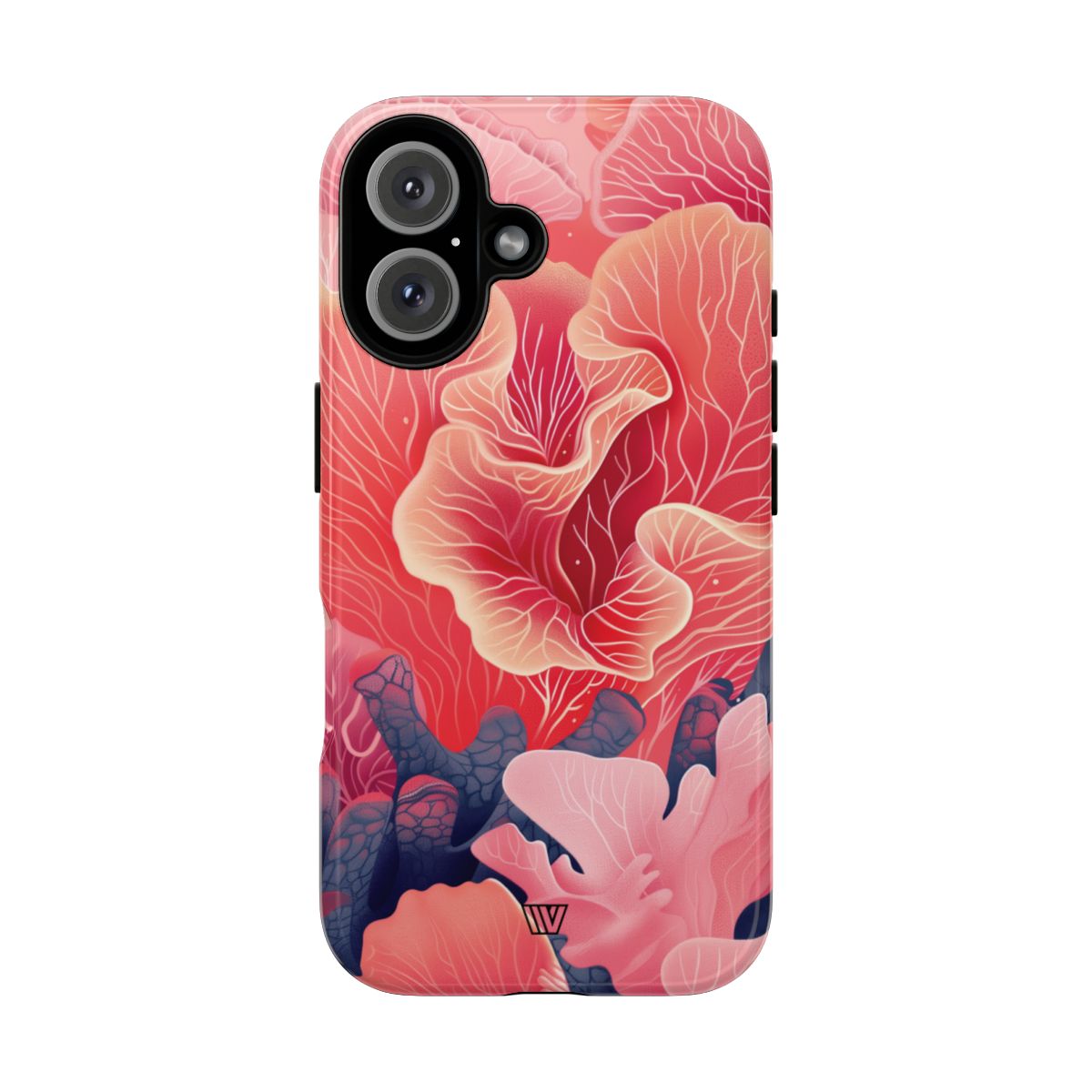 Pink Coral Tough Phone Case Dual-Layer Protection