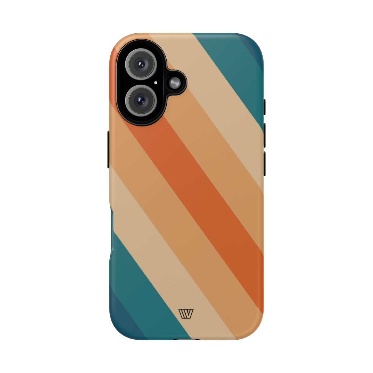 Retro Stripe Tough Phone Case 70s Style
