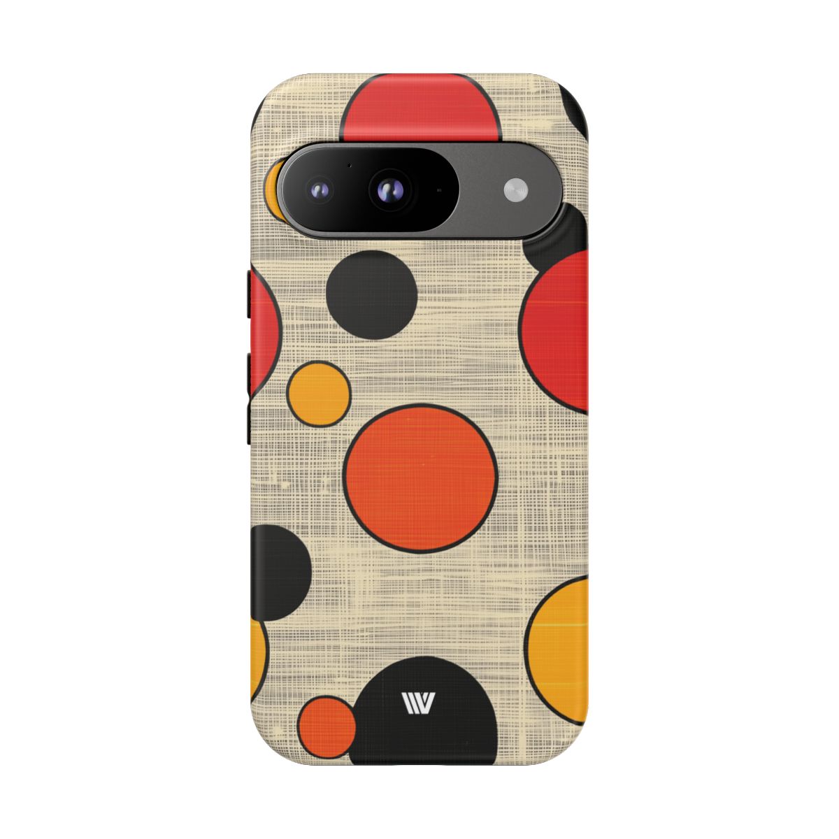 Tough Phone Case Mid-Century Dots Protective Cover
