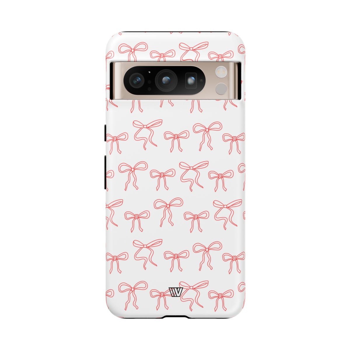 Red Ribbon Tough Phone Case Dual-Layer Impact Resistant Trovvve