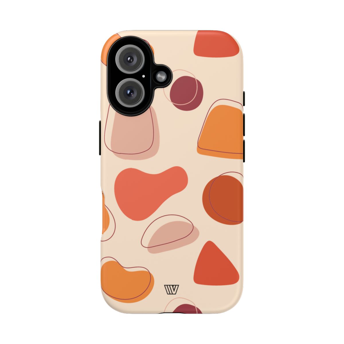 Tough Impact-Resistant Phone Case with Dual Layer WARM SHAPES