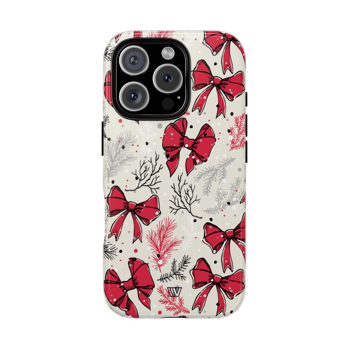 Tough Phone Case Impact-Resistant Dual Layer WINTER BOWS