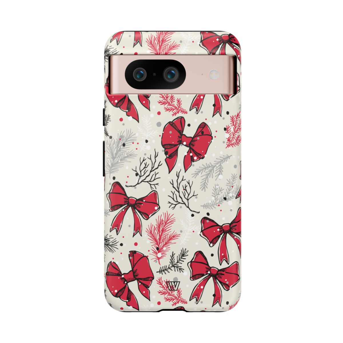 Tough Phone Case Impact-Resistant Dual Layer WINTER BOWS