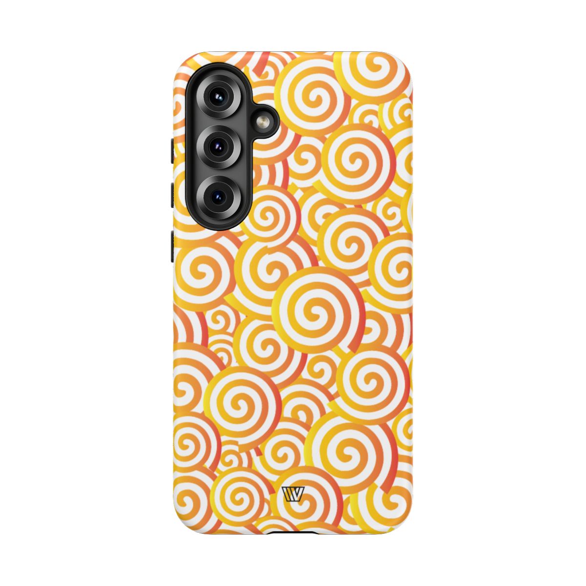 Abstract Spiral Orange Tough Phone Case
