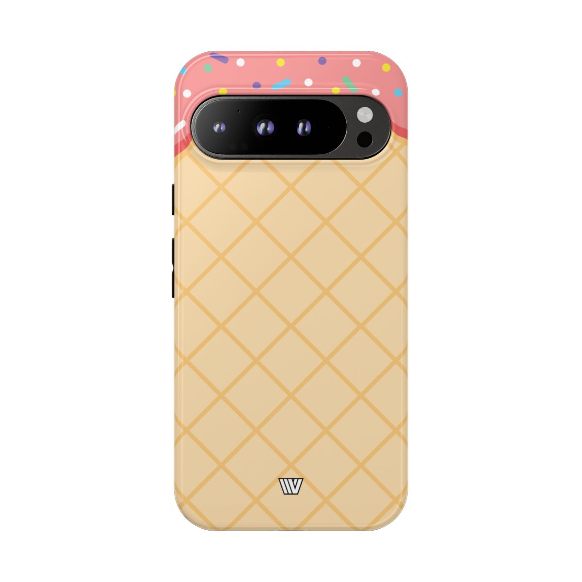 Ice Cream Cone Tough Phone Case Dual-Layer Protection