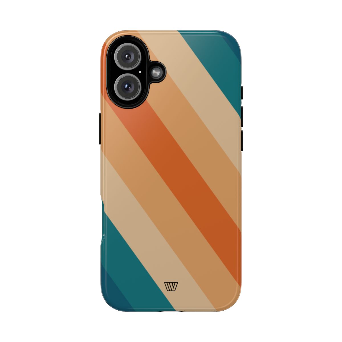 Retro Stripe Tough Phone Case 70s Style