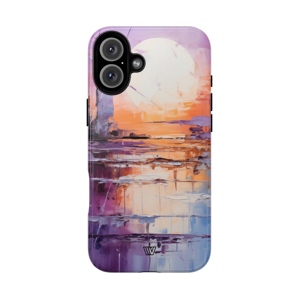 Acrylic Sunset Tough Phone Case Dual-Layer Protection