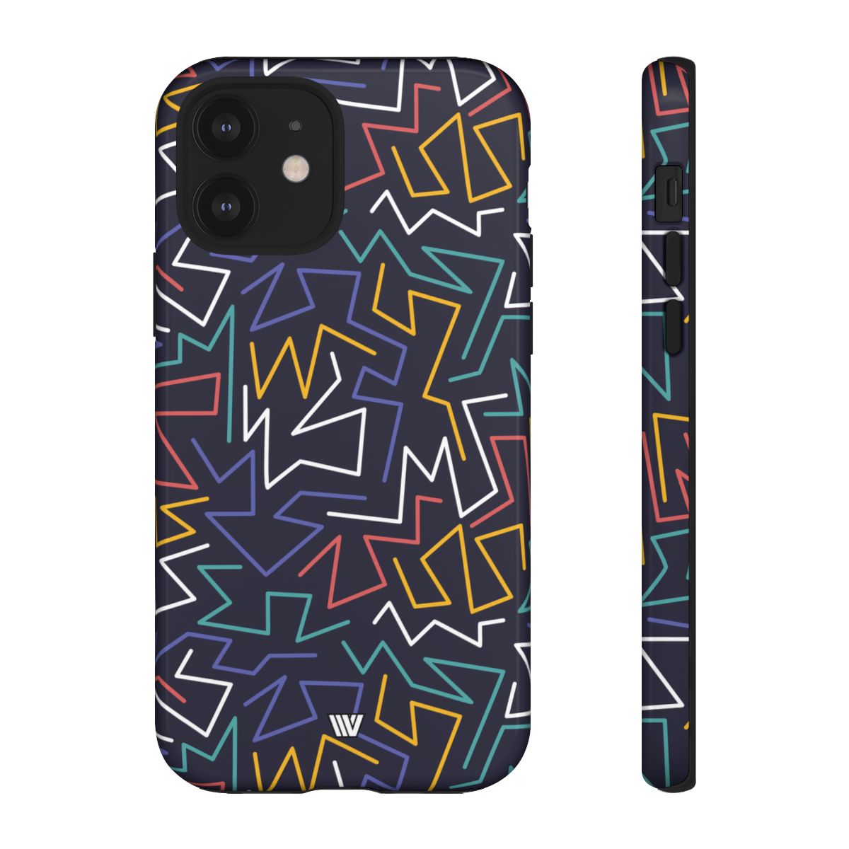 Tough Impact Resistant Phone Case ZIGZAG NIGHT