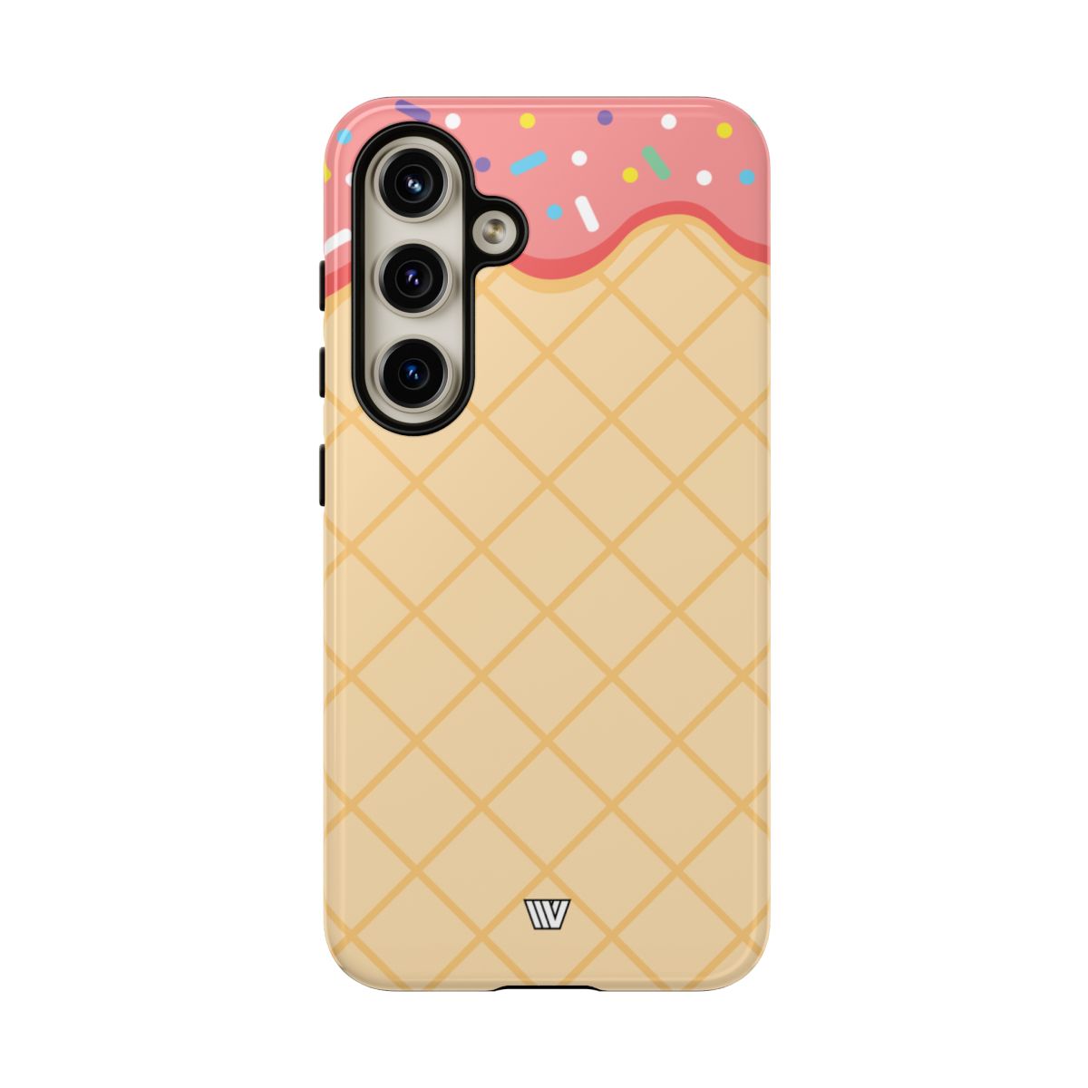 Ice Cream Cone Tough Phone Case Dual-Layer Protection