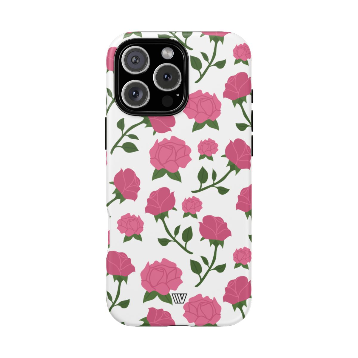 Pink Roses Tough Phone Case Dual-Layer Protective Trovvve