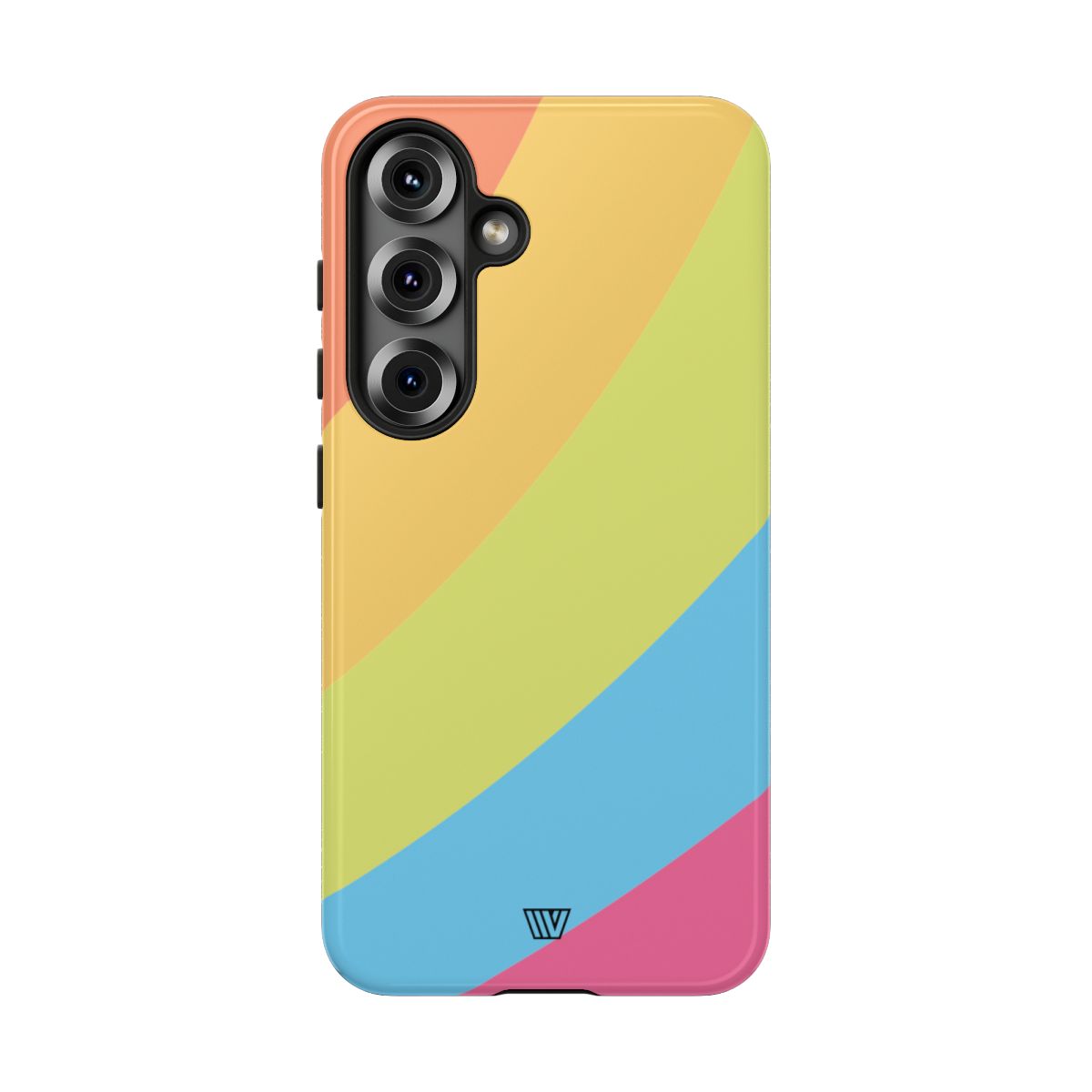 Neon Rainbow Tough Phone Case Dual-Layer Protective Shell