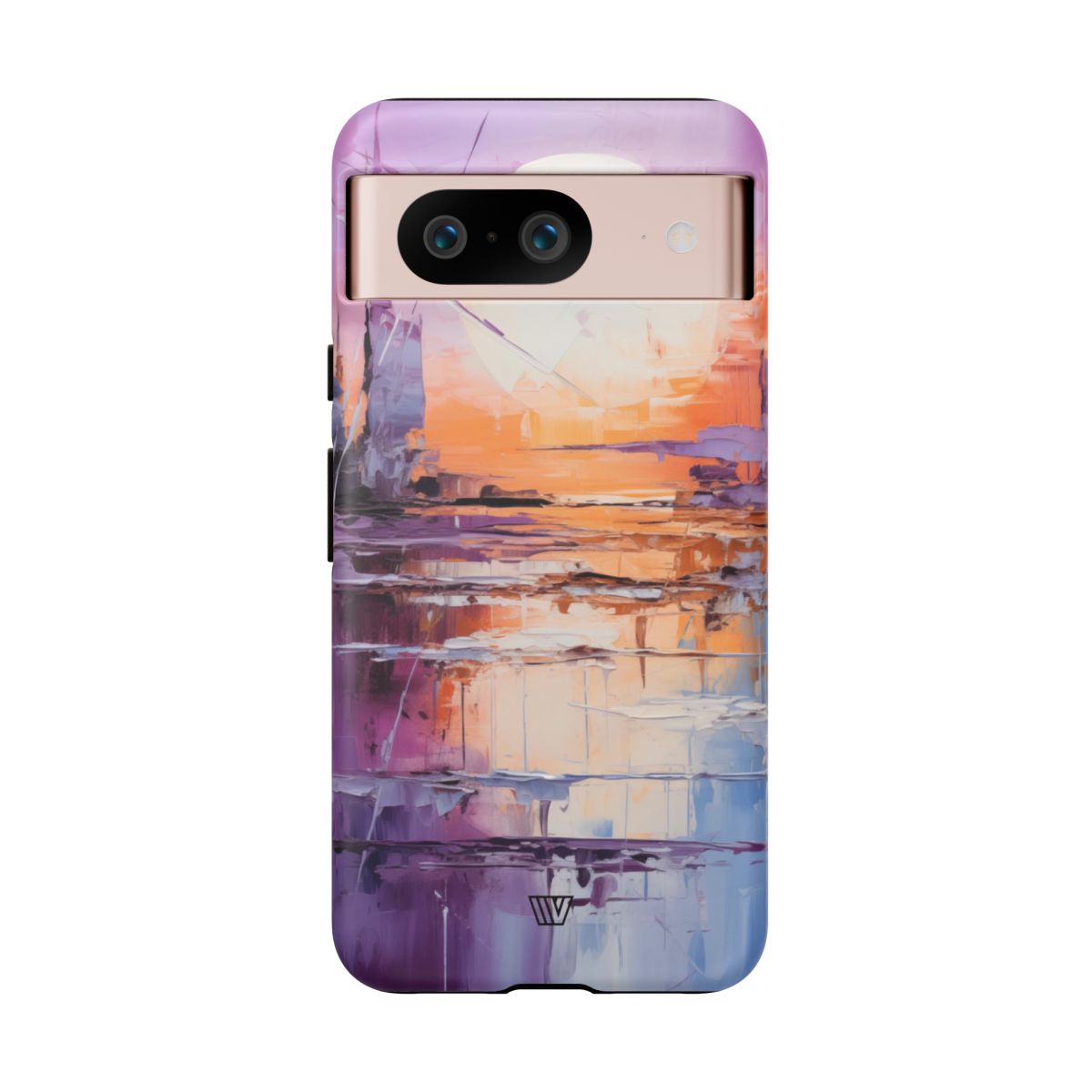 Acrylic Sunset Tough Phone Case Dual-Layer Protection