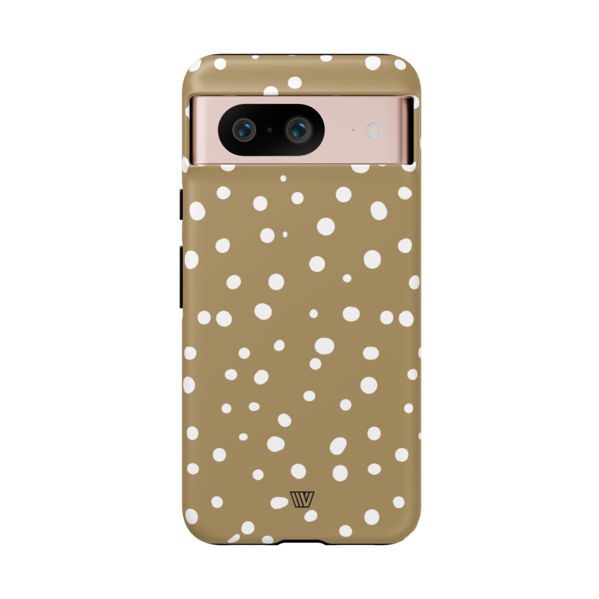 Dark Beige Dots Tough Phone Case