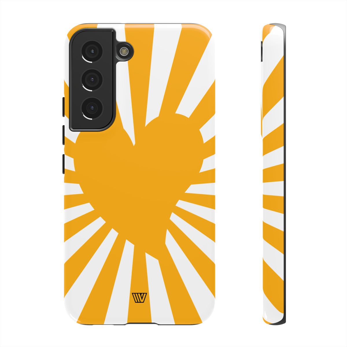 Heart Sun Rays Tough Phone Case with Impact Resistance