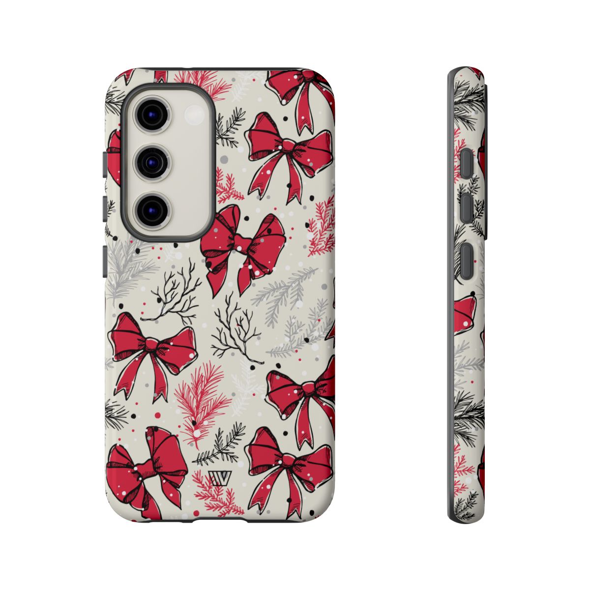 Tough Phone Case Impact-Resistant Dual Layer WINTER BOWS