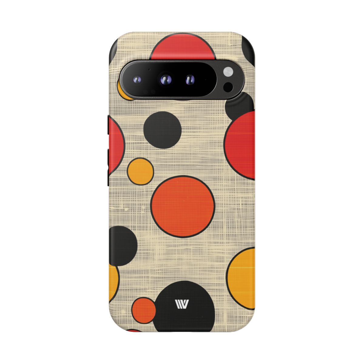 Tough Phone Case Mid-Century Dots Protective Cover