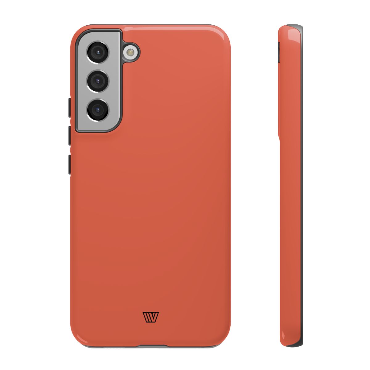 Burnt Sienna Tough Phone Case Dual-Layer Protection