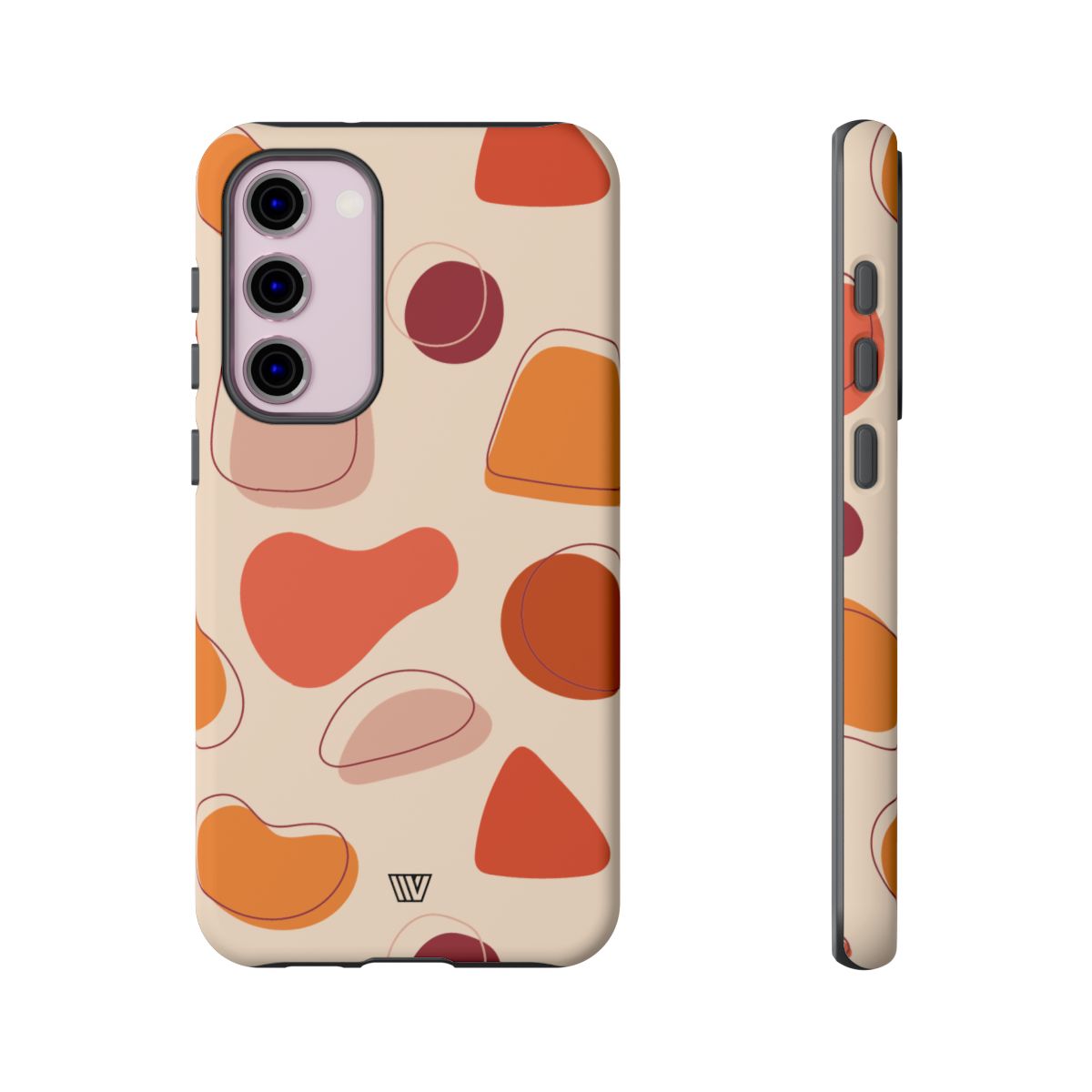 Tough Impact-Resistant Phone Case with Dual Layer WARM SHAPES