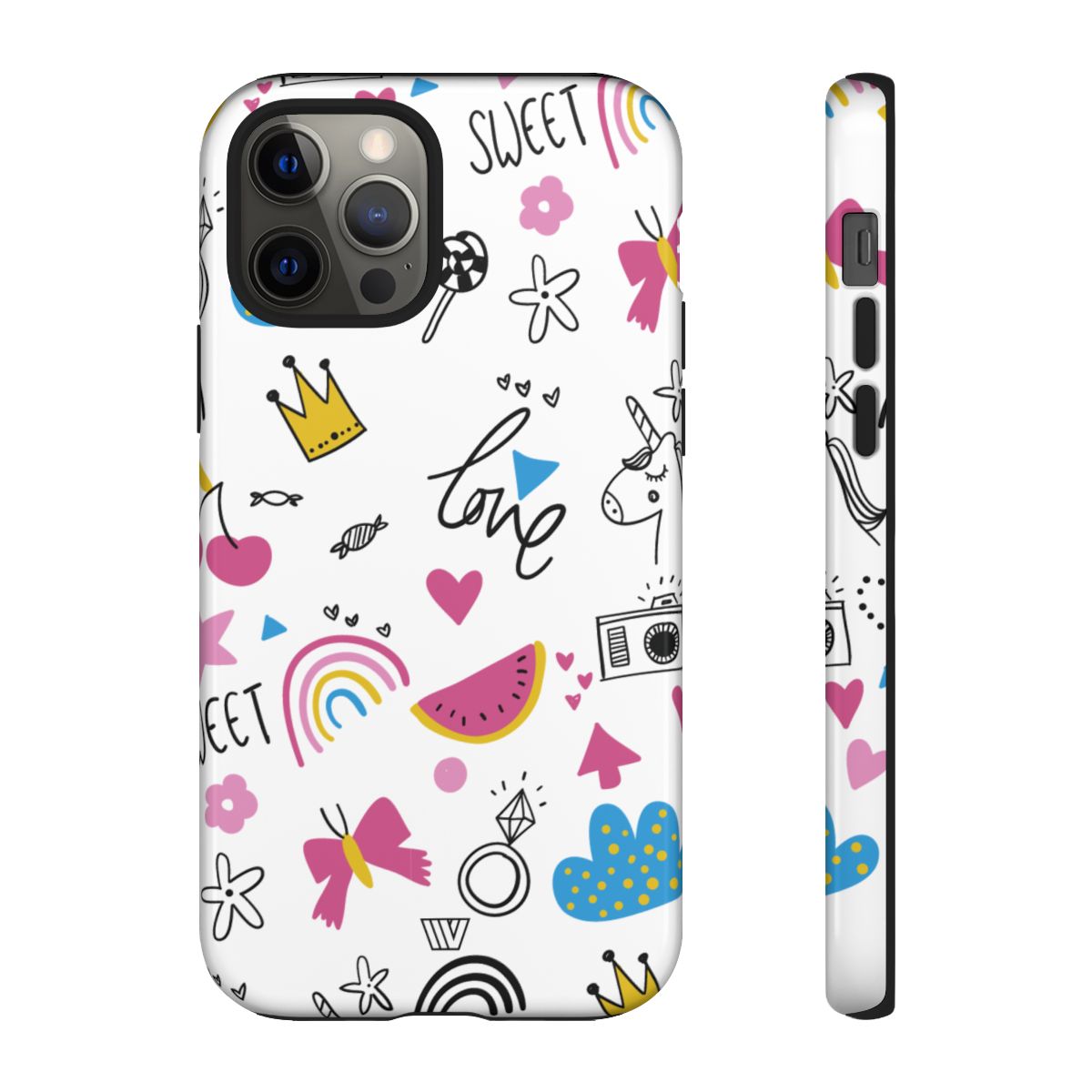 Tough Impact Resistant Phone Case SWEET LOVE