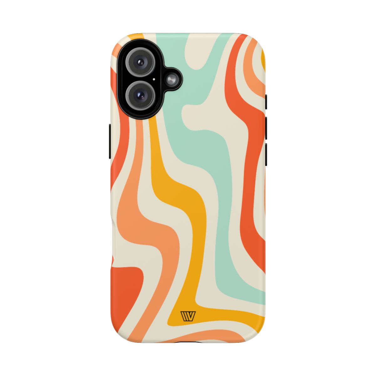 Retro Groovy Swirls Tough Phone Case