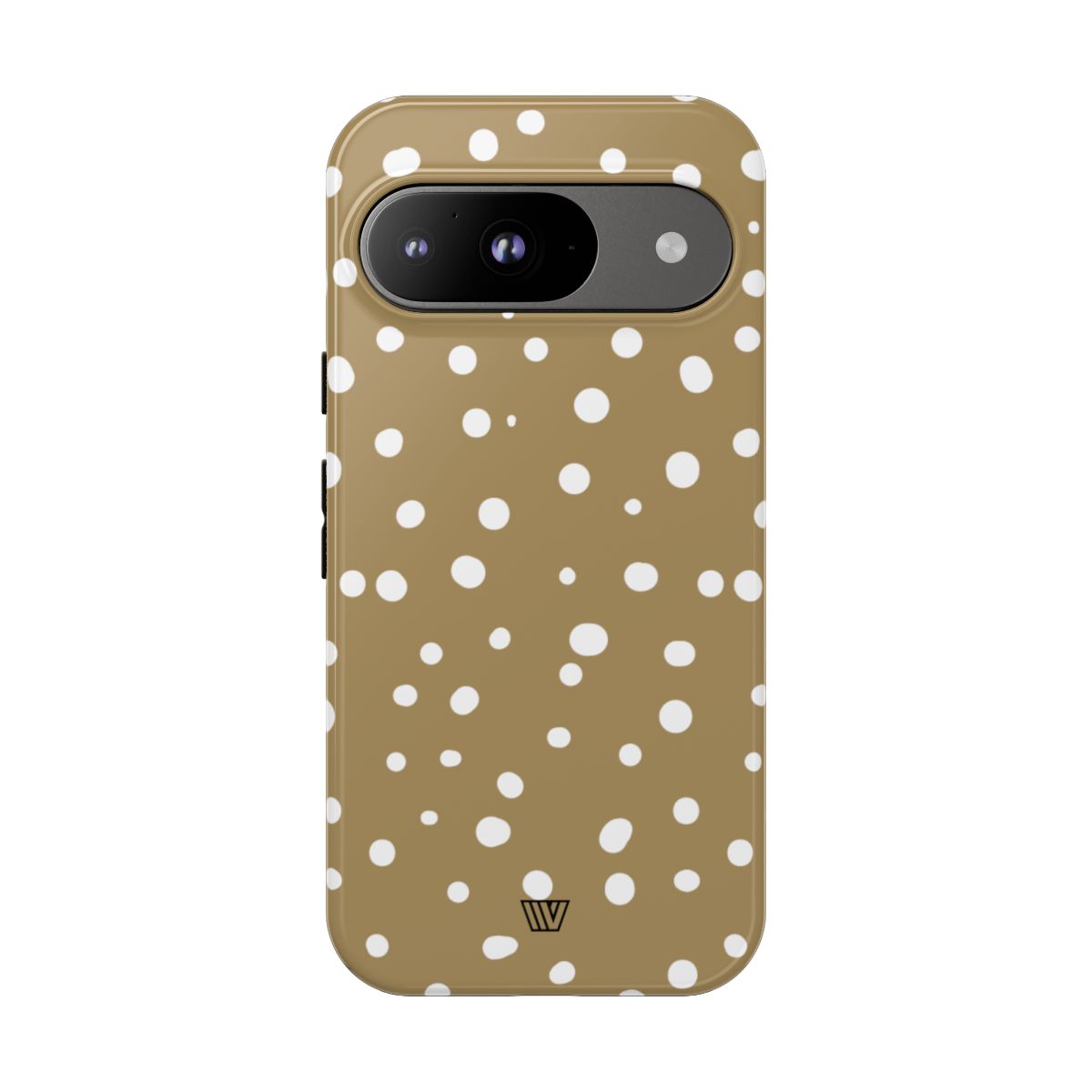 Dark Beige Dots Tough Phone Case