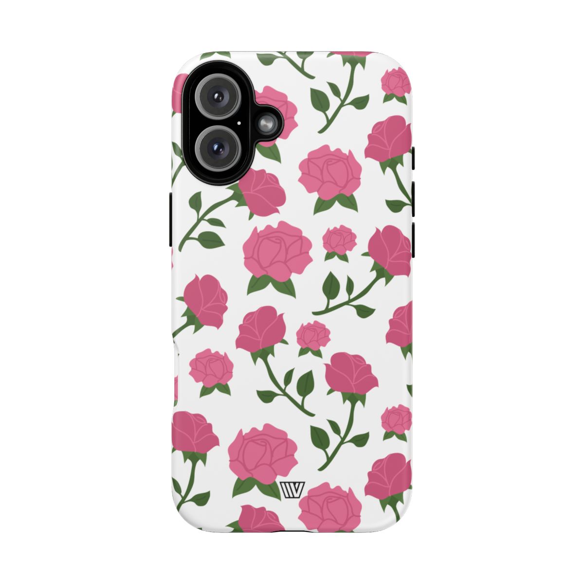 Pink Roses Tough Phone Case Dual-Layer Protective Trovvve