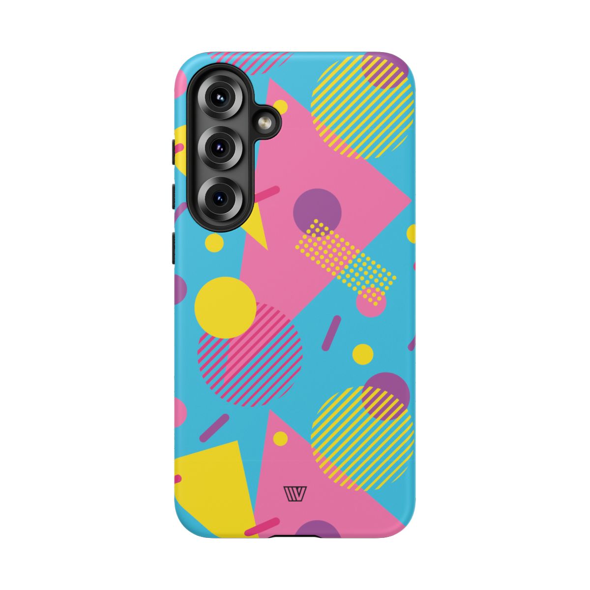 Retro Pattern Light Blue Tough Phone Case