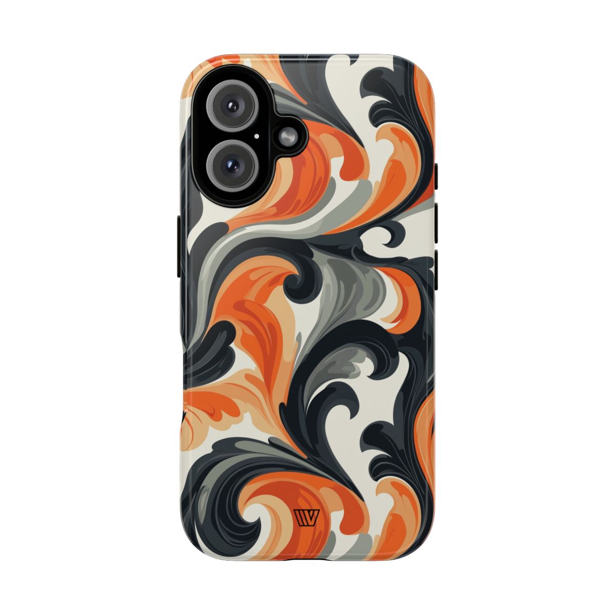 Tough Phone Case Baroque Swirl Polycarbonate Shell Trovvve