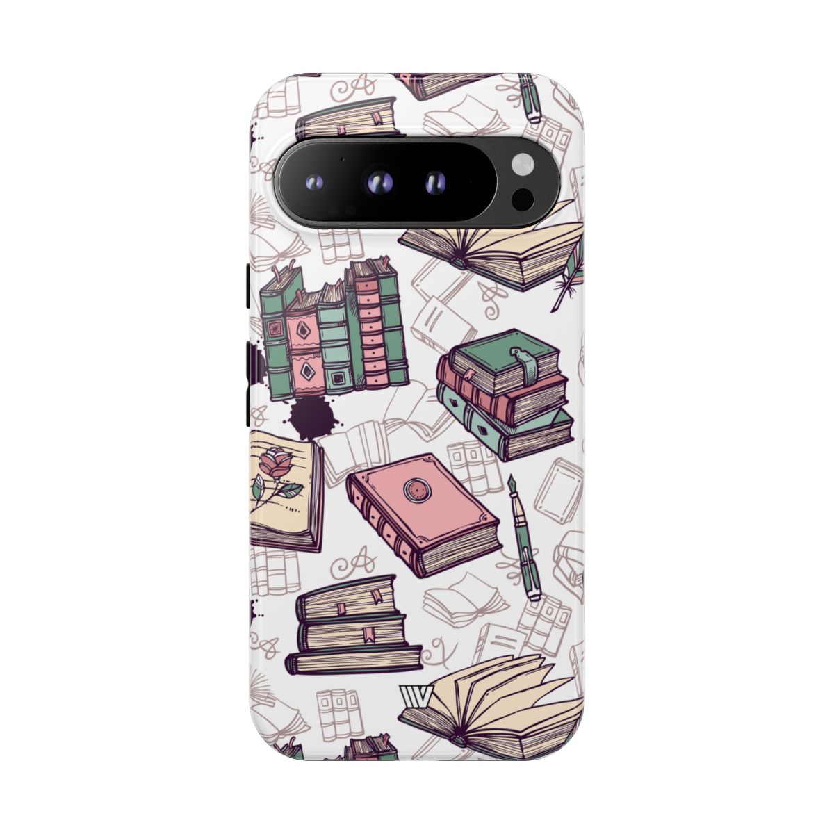 Tough Phone Case Impact Resistant Dual-layer Protective - BOOK LOVER