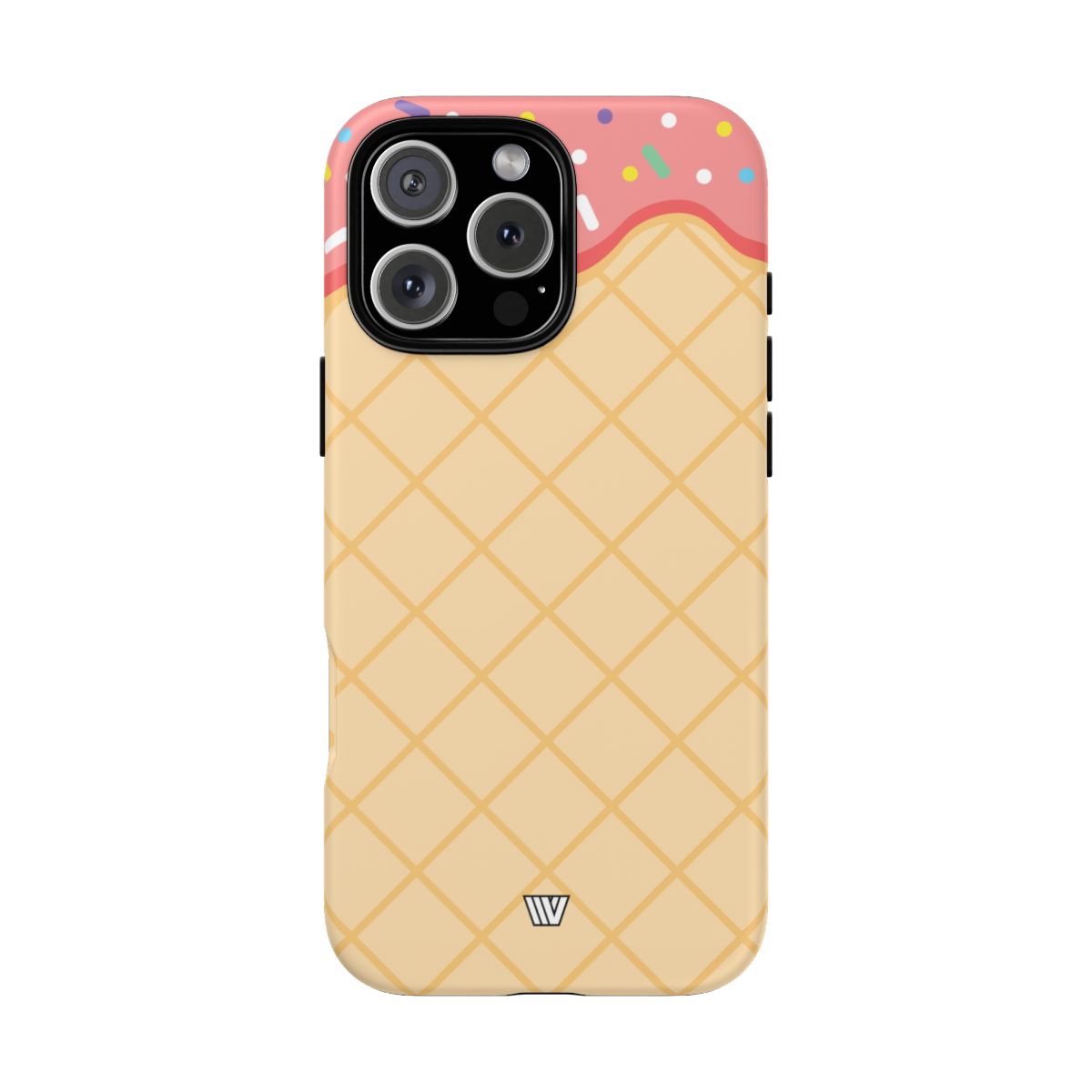Ice Cream Cone Tough Phone Case Dual-Layer Protection